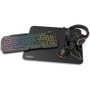 Krom Kenta Pack Gaming 4 en 1 RGB Negro